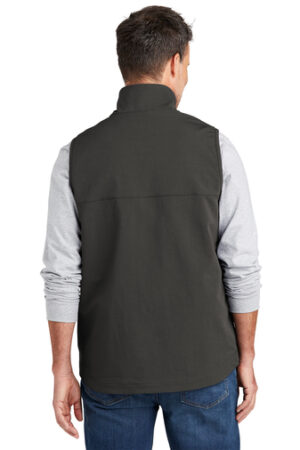 a person wearing a vest back view