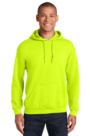 a person wearing a yellow hoodie