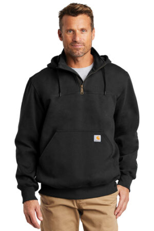 a man in a black sweatshirt with front view